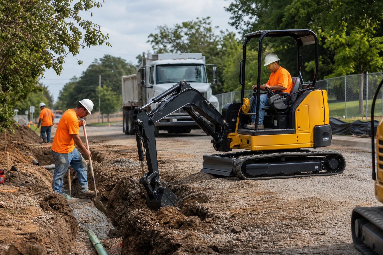 Nouvelle mini-pelle 3 t en remplacement sous 24 h — Val-de-Marne